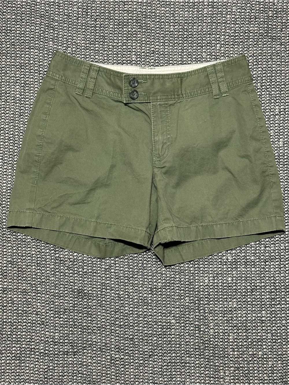 Banana Republic Olive Green Casual Cotton Shorts